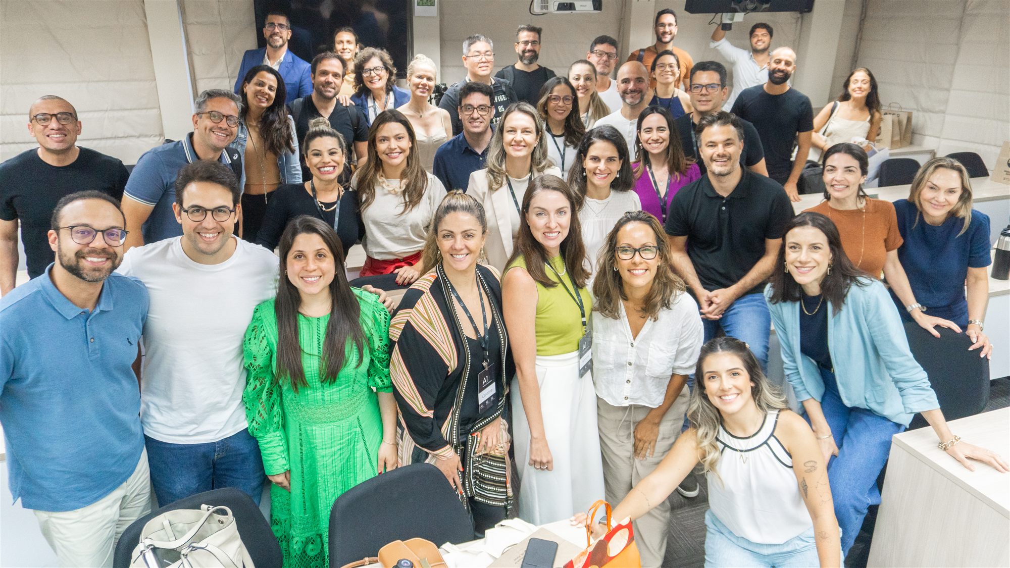 Turma completa de uma edição do Sprint IntegrAI